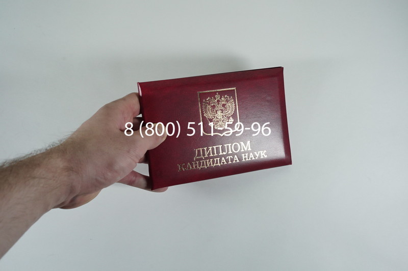 Диплом кандидата наук 2010 в Казани
