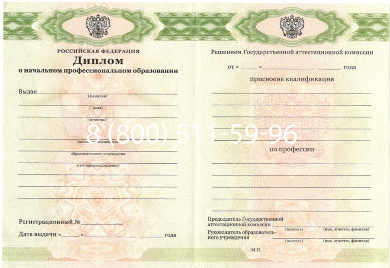 Купить Диплом о начальном образовании  2010-2026 годов в Казани