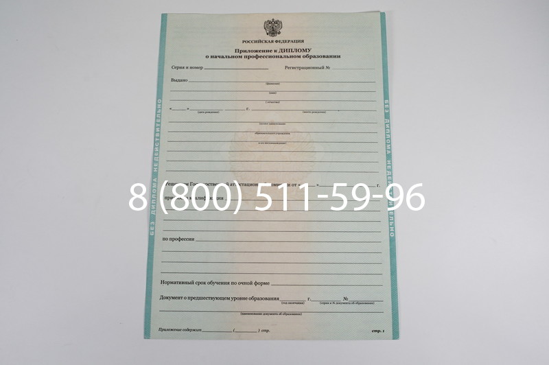 Диплом ПТУ 2014-2026 года в Казани